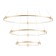 LED LED suspended Ambrella Light, Linetech, FL5516, LED, 90 W, 7200LUM, 3000-6400K, Color Gold