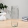 Vase "Barrel" Reef. h = 26 cm, d = 8 cm from transparent glass (without decor), mix