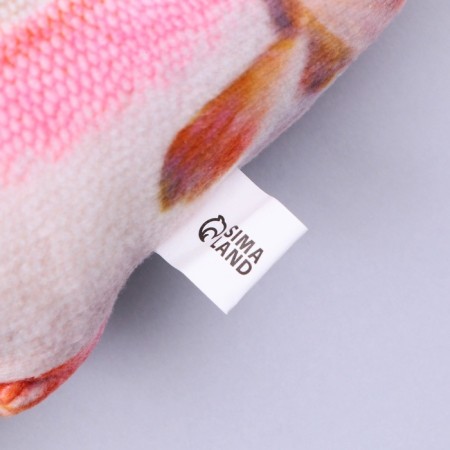 A toy for cats with mint "trout" from textiles, 20 cm-4