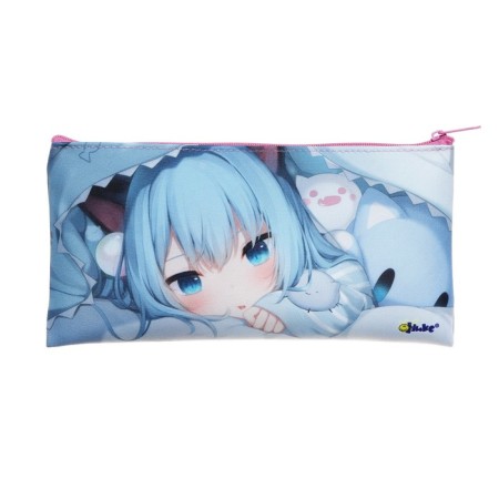 Penal soft, 1 compartment, 120 x 220 mm, flat, PMP 17-20 "Anime Milashka" 70414-1