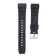 20 mm watch strap, silicone, L-22 cm, black