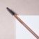 Brush for eyebrows and eyelashes "Brush Coffee", 15 (+/- 1) cm, color mix