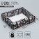 Gift box, packaging, "male", 23.5 x 20.5 x 5.5 cm