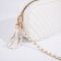 Bag Cross-Bodi with a zipper, white color
