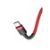 Baseus cable, type-C-type-C, 3A, 1 m, red