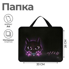 Folder with A4 handles, 330 x 260 x 75 mm, plastic, pens, calligrata 
