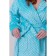 Women's bathrobe, size 42, turquoise color