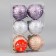 Set of balls plastic D-6 cm, 6 pcs "chill" mix