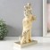 Souvenir Polystone "Tender Meeting" Beige with gold 14.5x7.1x27 cm