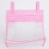 Grid for storing toys in the bathroom, pink color
