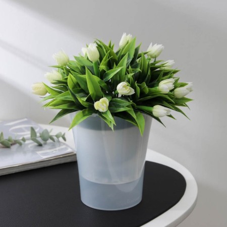 Kashpo for flowers with an insert "Arte-deya", 1.25 liters, smoky color