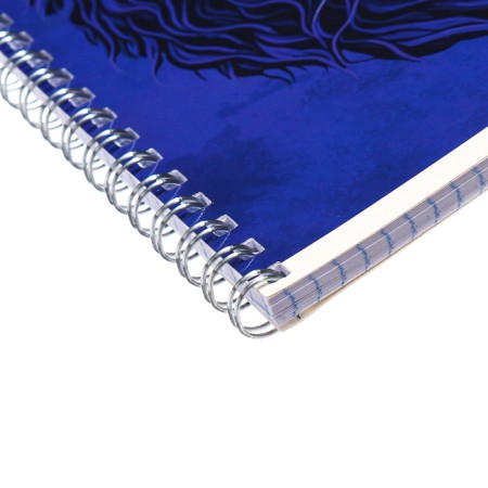 A notebook of 60 sheets in a cage on the crest "Violet Beasts", the cover coated cardboard, Uf-lak, mix-2