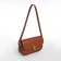 Female bag Textura, small size, brown color