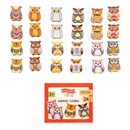 The game is a desktop "Memo owl. Far Far Land Wood, 24 pcs.-2