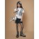 Children's tights in the small grid CONTE Elegant Reti, height 158-164 cm, color Nero