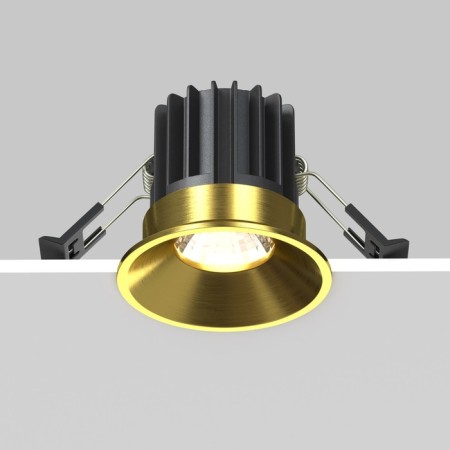 Lamp built-in Technical DL058-7W4K-BS, LED, 7 W, 60x60x53 mm, 520 lm, 4000k, brass-3