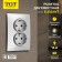 Double Tot Elegant, 16 a, hidden, with salary, silver
