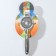 Steel manual juicer, stainless steel, chrome color