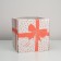 Box for a cake with a window, confectionery packaging "from the bottom of the heart" 30 x 30 x 30 cm