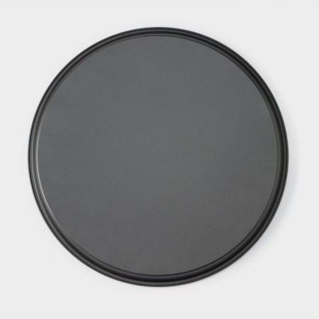 A set of forms for baking pizza “Jacqueline. Pizza ”, 3 subjects: D = 23.5/26/29.5 cm, anti -stick coating, black color-3