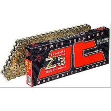 JT 525Z3 motorcycle chain reinforced gold, silver