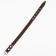 Leather collar with embossing on synthetic winterizer, 55 x 2.5 cm, Osh 35-45 cm, brown