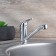 Kitchen mixer RMS SL128-004F-15, single-leaf, short spout, nut, chrome