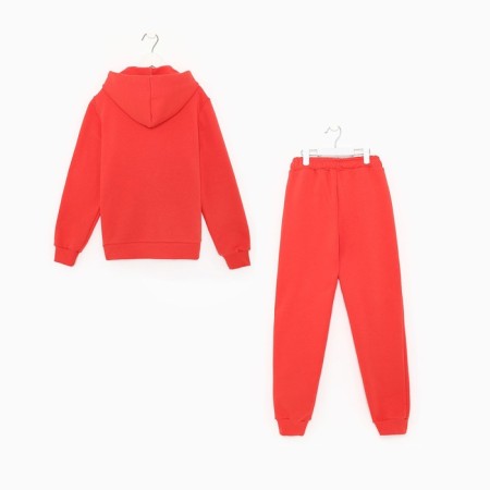 Костюм для девочки (джемпер/брюки), цвет коралловый, рост 158 см-7