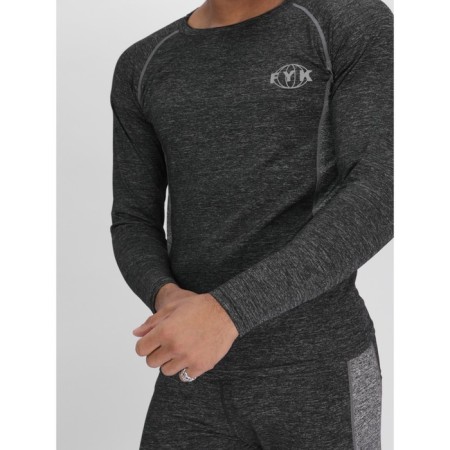Male thermal underwear, size 46-48, dark gray color-6