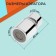 Zein aerator, stream adjustment, water -saving filter, 2 modes, stainless steel, chrome