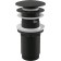 Bottom valve for the sink Alcaplast a392black, Click/Clack 5/4, with overflow