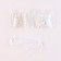 A set for creating a bracelet from the beads "ABC Morse", the color is white