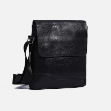 Male bag, black color