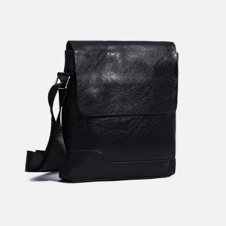 Male bag, black color