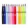 A set of pencils, 12 colors, eternal, rubber decor, calligrata