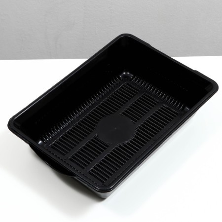 Deep toilet with a mesh of 36 x 25 x 9 cm, black-3