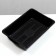 Deep toilet with a mesh of 36 x 25 x 9 cm, black