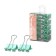 A set of paper clamps Erichkrause "Pastel Bloom", 19 mm, 10 pieces, mint, in PET box