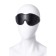 Anonymo mask, PU Skin, 26.5 cm, black color