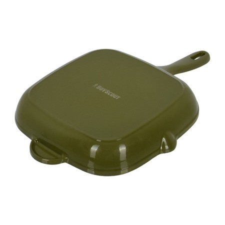 Flying Imbunic enameled Boyscout, grill for steaks 24x24 cm-2