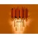 Wall lamp with crystal Ambrella Light, Traditional, Tr5294, E14, Color Pink Gold, Gold