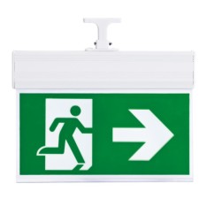 Emergency lamp ERA SSA-103-1-20 “Man-shooter” SSA-1, 260x241x31 mm, IP20, LED, 3W, 40LM, white color