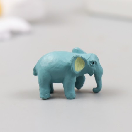Figure for Florarium Polystone "Blue Elephant" 1x2.5x1.5 cm-3