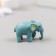 Figure for Florarium Polystone "Blue Elephant" 1x2.5x1.5 cm