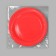Plate plate single -toned paper, red color (18 cm)