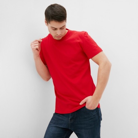 T -shirt male, red color, size 50-4