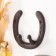 Hooks decorative cast iron "horseshoe" 13x12.5x3.7 cm