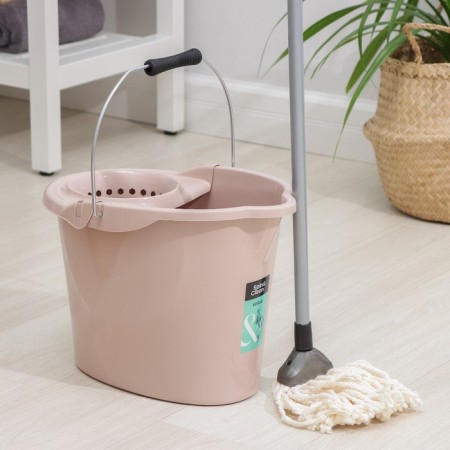 Set for harvesting MOS "Orijinal", a bucket with a drain 12 l, a mop 110 cm, color mix