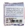 Plastic-polymer clay baked 57g Fimo Effect red with spaces 8010-202
