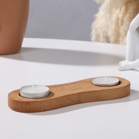 Arachis candlestick, 2 candles, 18x6x1.6 cm